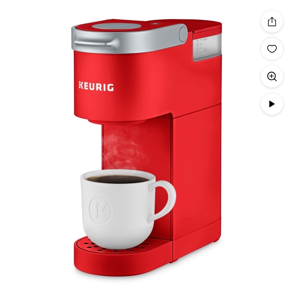 Keurig K-Mini Single Serve K-Cup Pod Coffee Maker, Poppy Red